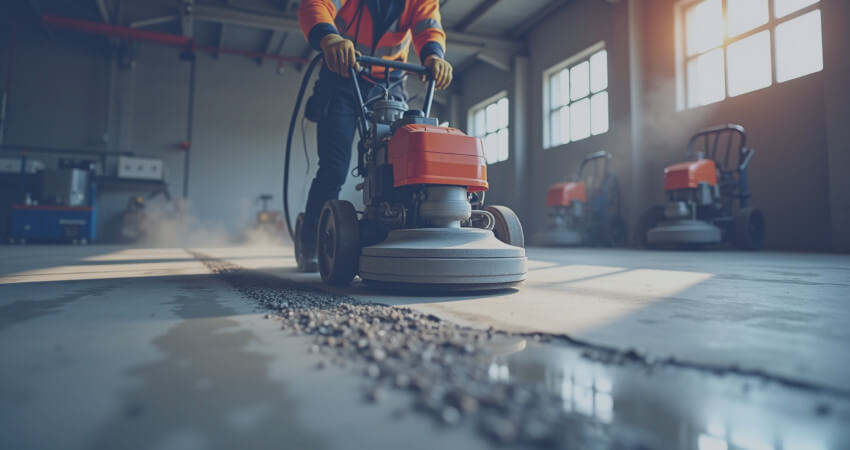 Praca szlifierką do betonu - co warto wiedzieć?