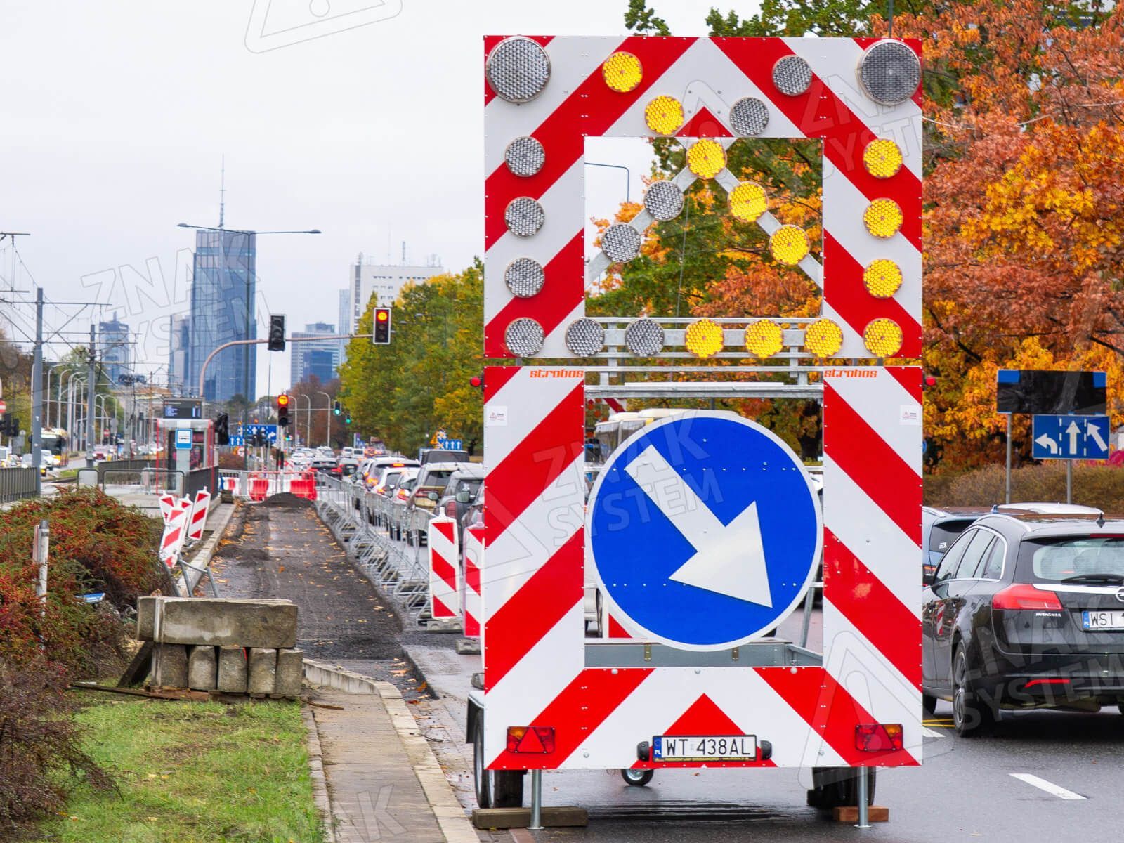 Wynajem znaków drogowych - Realizacja w Warszawie - 03
