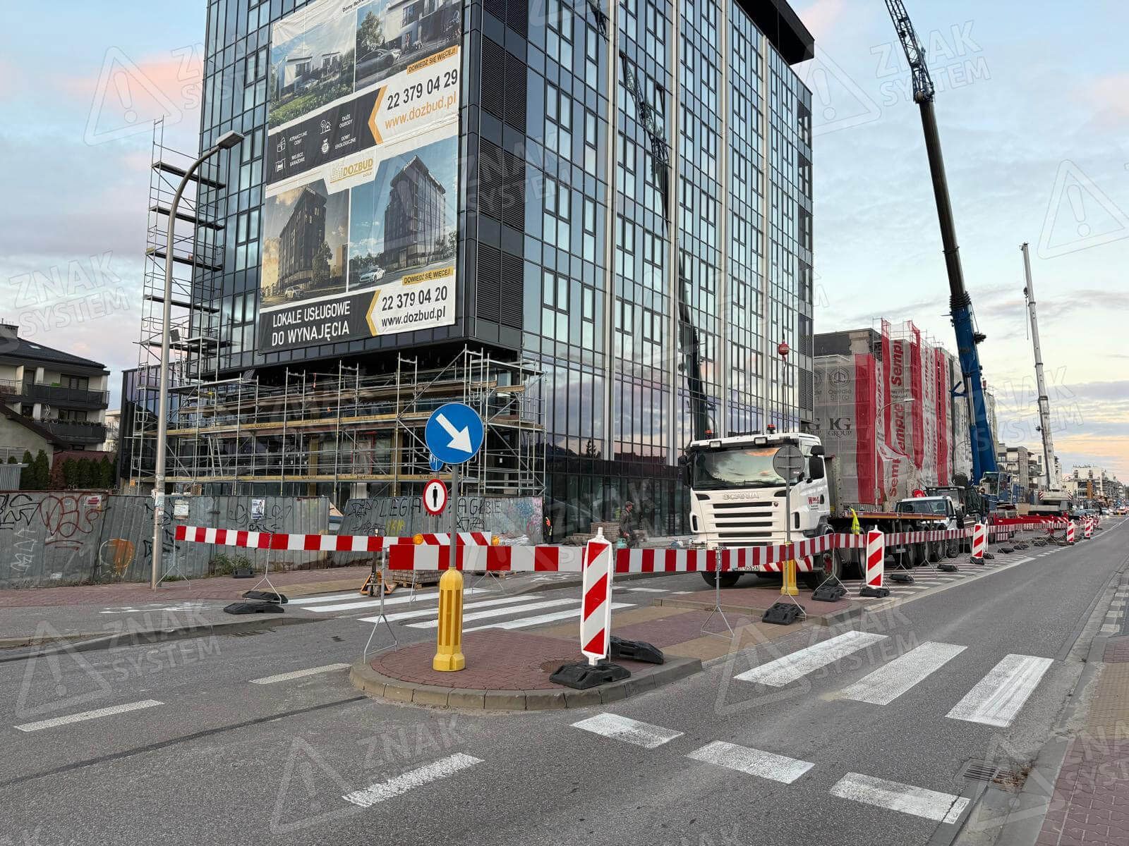 Wynajem znaków drogowych - Realizacja Warszawa 05