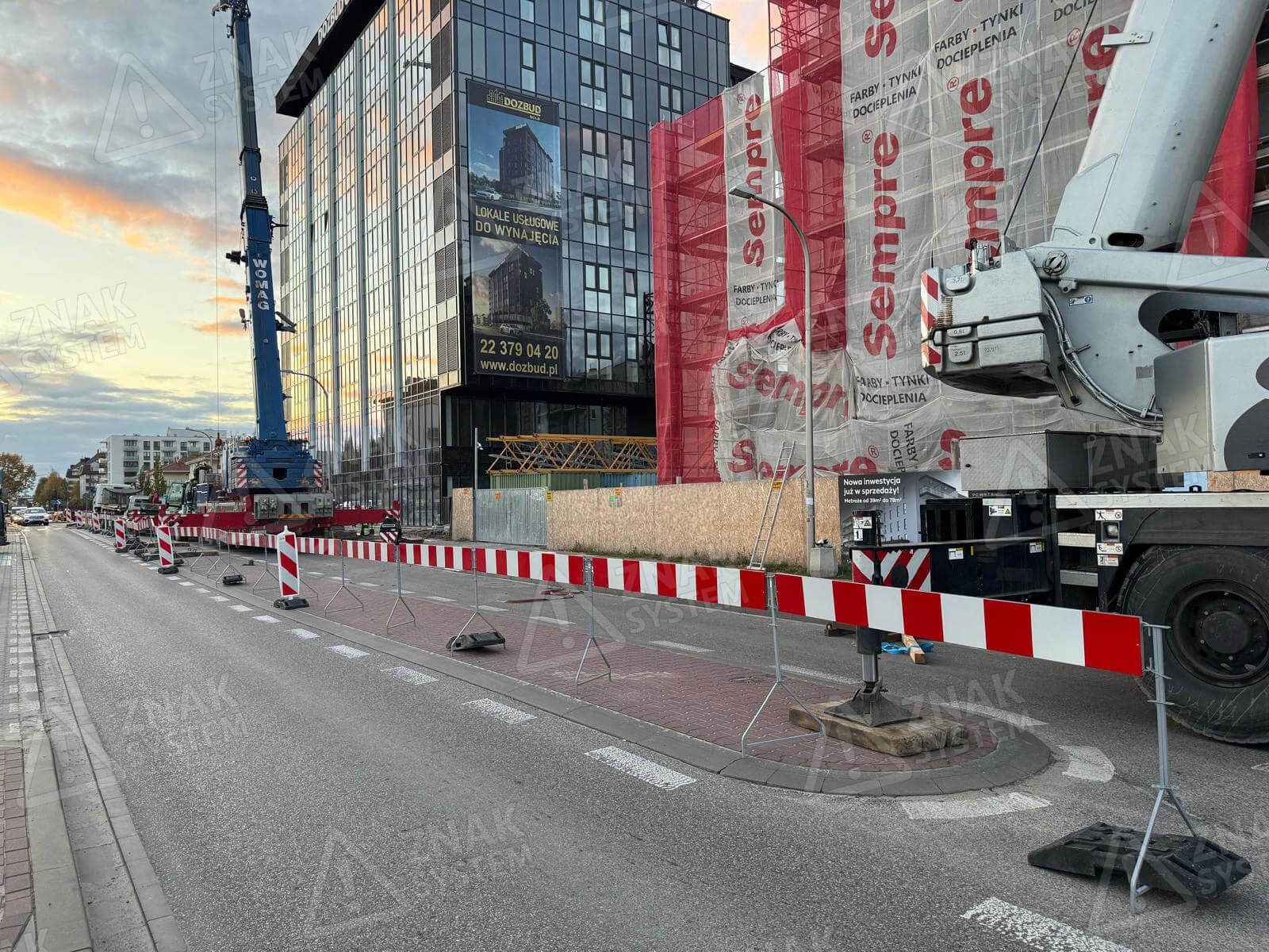 Wynajem znaków drogowych - Realizacja Warszawa 07