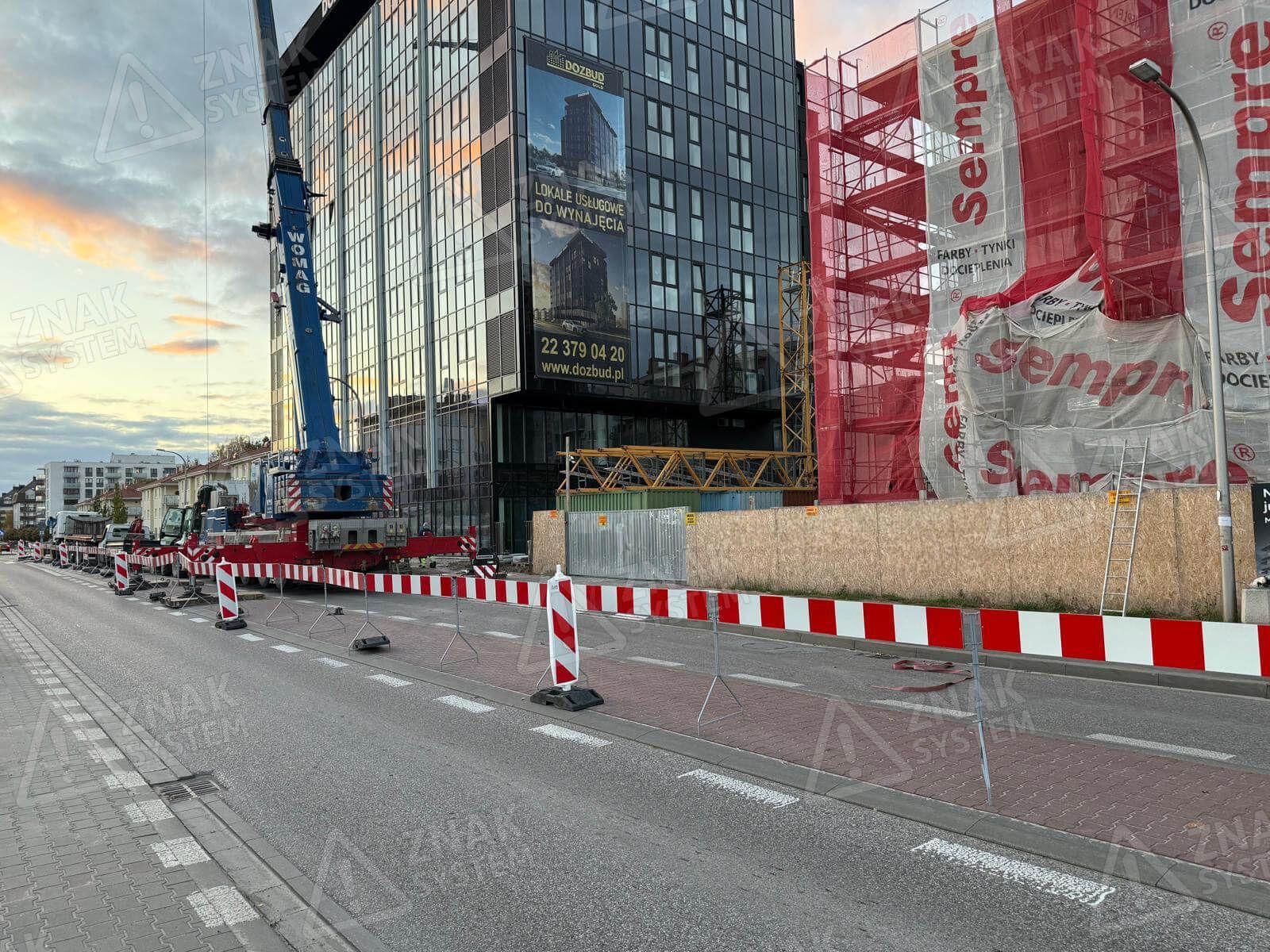 Wynajem znaków drogowych - Realizacja Warszawa 08