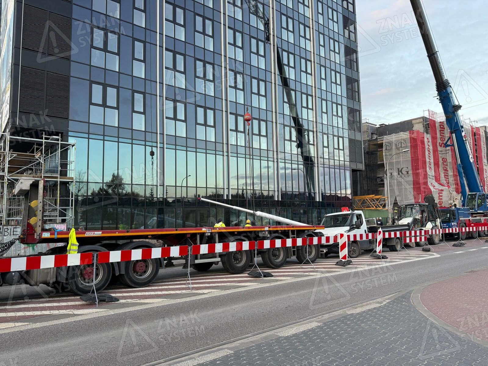 Wynajem znaków drogowych - Realizacja Warszawa 09