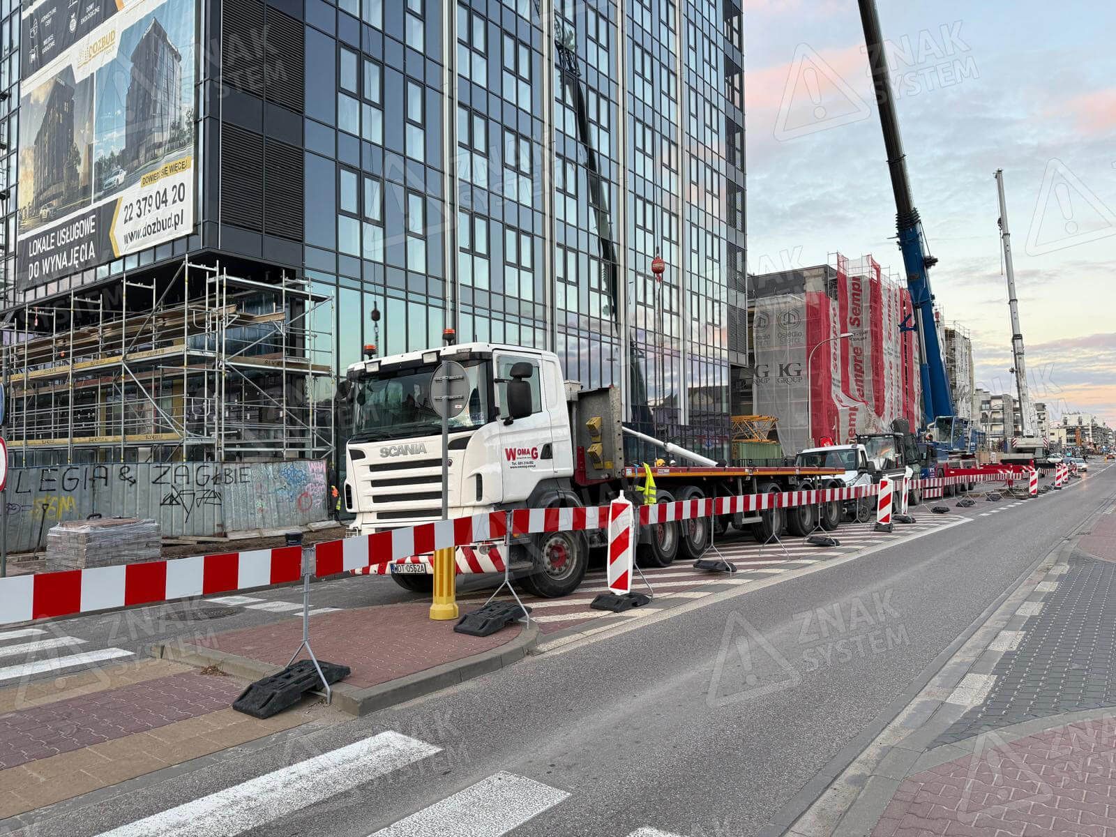 Wynajem znaków drogowych - Realizacja Warszawa 10