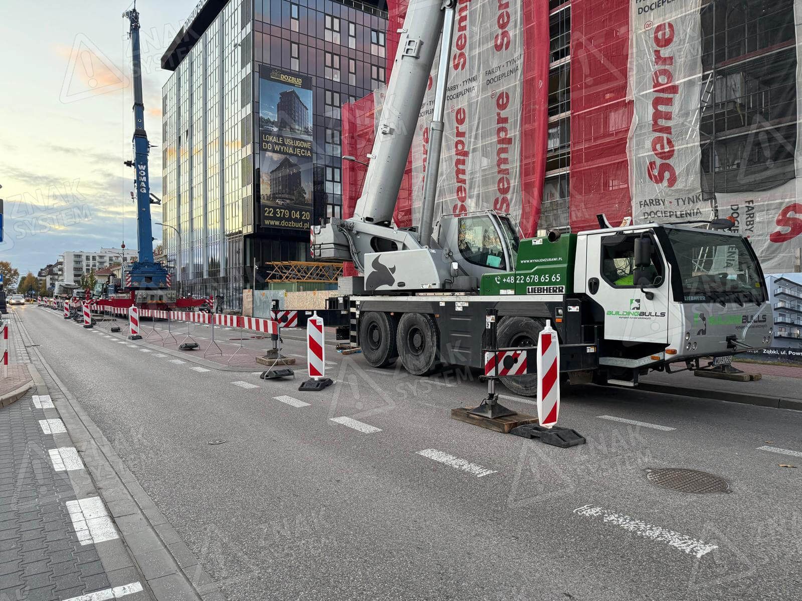 Wynajem znaków drogowych - Realizacja Warszawa 11